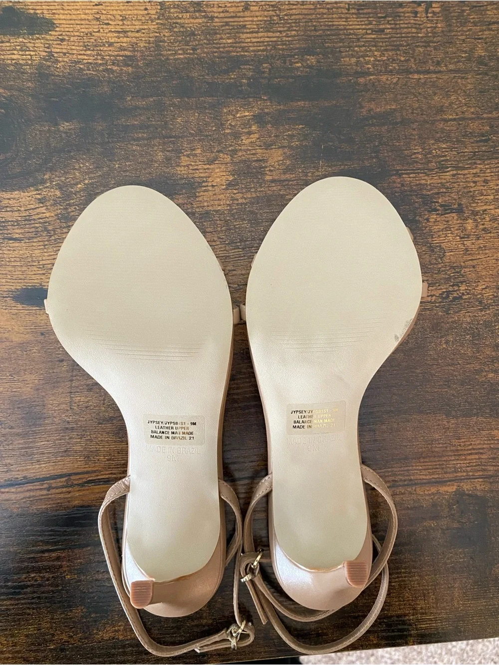 Steve Madden Jypsey Tan Strappy High Heel Sandals